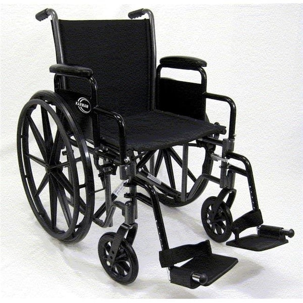 Karman LT-700T 18 Inch Lightweight Deluxe Wheelchair with Flip Back and Detachable Desk Armrests LT-700T - main